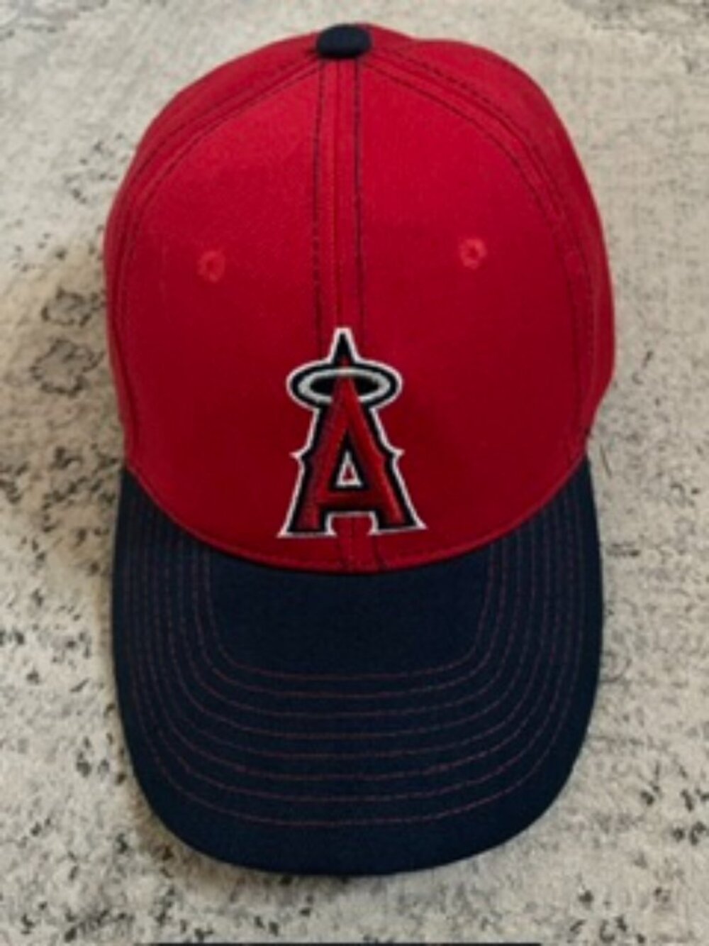 🧡3/$15 NWOT Sixth Man Promotions Los Angeles Angels Baseball Hat AM 830 OSFM